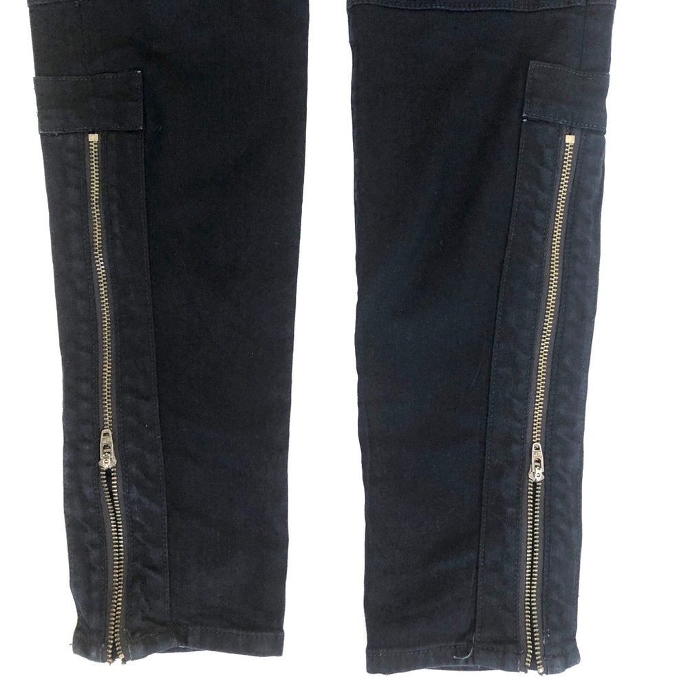 Rag & Bone black Devi skinny jeans with zipper hem - Picture 4 of 7